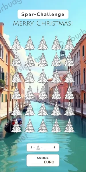Christmas Challenge im Venedig Kanal Design