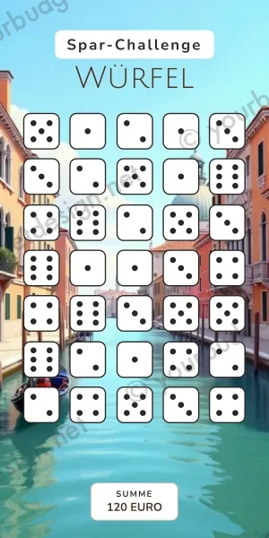 Würfel Challenge im Venedig Kanal Design