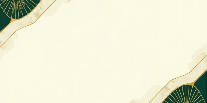 Blanko-Deckblatt im Vintage Art-déco Gold Design