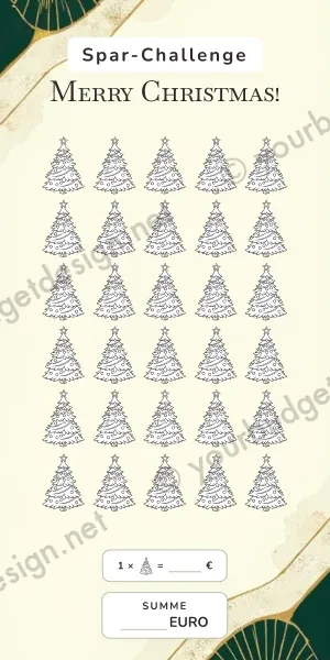 Christmas Challenge im Vintage Art-déco Gold Design