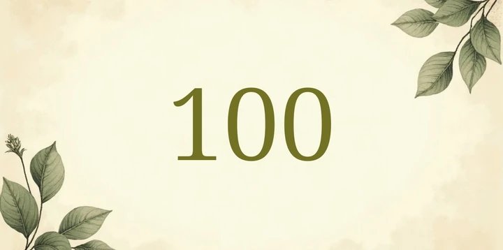 Platzhalterkarte 100 Euro im Vintage Botanik Sepia Design