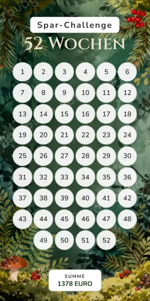 52 Wochen Challenge im Wald Design