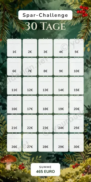 30 Tage Challenge im Wald Design