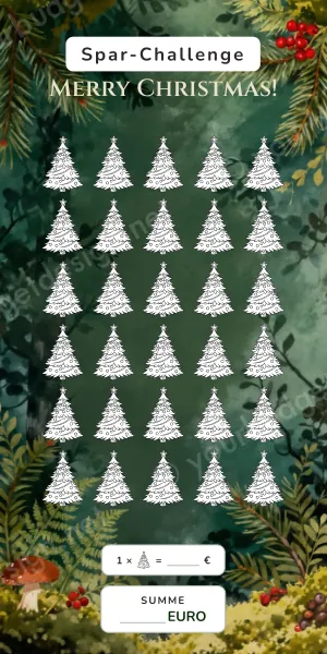 Christmas Challenge im Wald Design