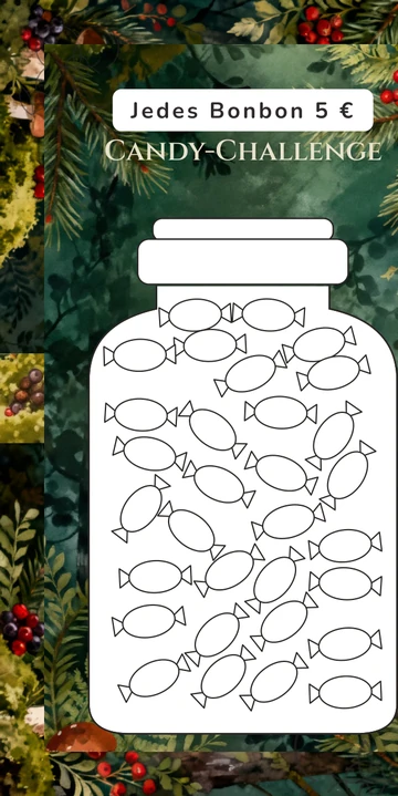 Candy Sparchallenge im Wald Design