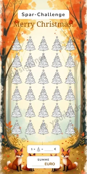 Christmas Challenge im Waldtiere Design