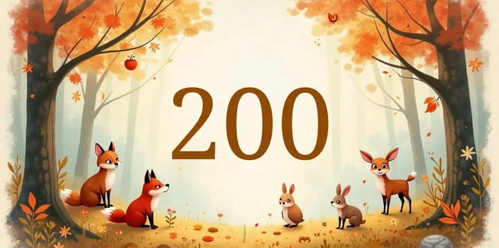 Platzhalterkarte 200 Euro im Waldtiere Design