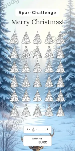 Christmas Challenge im Winter Reh Design